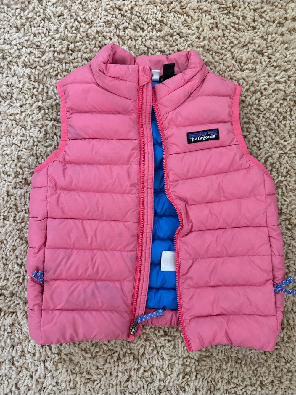 Patagonia toddler down vest 4t
